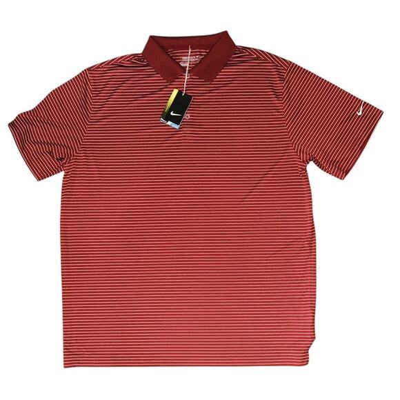 NWT Nike Tour Performance Dri-Fit Red Stripe Birmingham Mayor's Polo Shirt 2XL - Picture 1 of 8